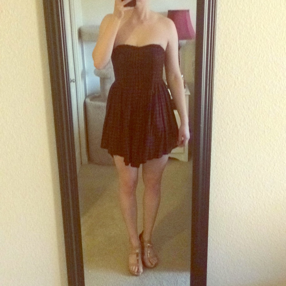 Cute plaid dress!